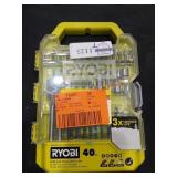 RYOBI 40 PC Drill and Impact Drive Set