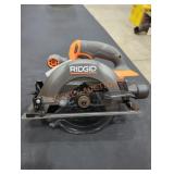 RIDGID 18v 6-1/2" Circular Saw, TOOL ONLY
