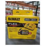 DeWalt 20v/60v flex volt 9 ah battery and charger