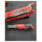 Milwaukee M12 3/8" Ratchet, TOOL ONLY