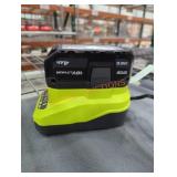 Ryobi 18v 4 ah battery and charger
