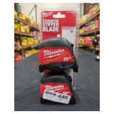 (2) Milwaukee 25ft Magnetic Tape Measure