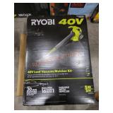 RYOBI 40V Leaf Vacuum/Mulcher Kit