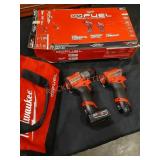 Milwaukee M12  2- Tool Combo (Missing Charger)