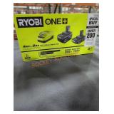 Ryobi 18v 4 ah and 2 ah lithium starter kit