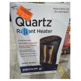Quartz radiant heater