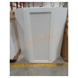 Corner Wall Cabinet White