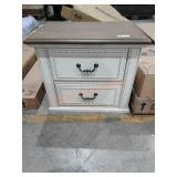 2-Drawer Nightstand (23"H)