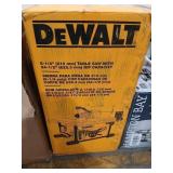 Dewalt 8 1/4" Table Saw with 24 1/2" Rip Capacity