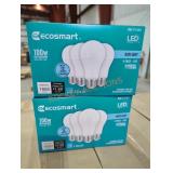 2 eco smart 100w 4 pk bulbs