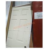6 panel 32" x 80" white interior door
