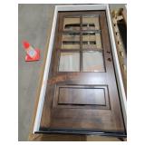 Prehung 6 Lite Exterior Door approx 36"x 80"