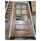 Prehung 6 Lite Exterior Door approx 36"x 80"