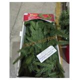 9 ft Hillcrest battery operated garland with timer