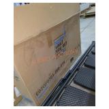 (2) Metal Stackable Outdoor Chairs