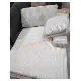 Ashley Lindyn Oversized White Chaise