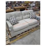 Ashley Two Seat Love Seat: SOLD AS IS WHERE IS NO