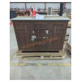 HDC Doveton Brown Vanity w/ Top
