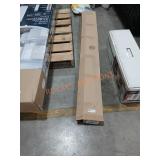 2" Cordless Faux Wood Blind (White 66.5" x 48")