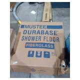 Mustee Durabase Shower Floor, Sold As Is Where