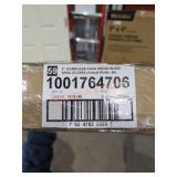 66.5" x 64" White Faux Wood Blinds