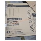 27" Unfinished Wall Cabinet