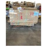 6ft butcher block,husky work table,rug,full