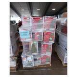 Assorted artificial christmas trees