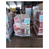 Assorted artificial christmas trees