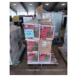 Assorted artificial christmas trees