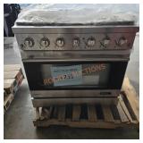 Duro kitchen 6 burner gas range