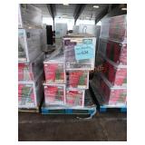 Assorted artificial christmas trees