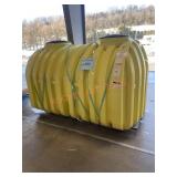 1000 Gallon Yellow Two Compartment Septic Tank