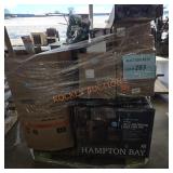 26 in gas fir pit, blinds,mixed home improvement