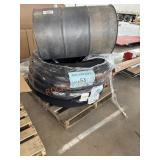 Sleeved Perforated Corrugated Pipe, 55gal. Barrel