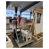 Whirlpool 1.7 CF Microwave, Patio Heater