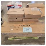 60 in TV stand, white porcelain tile