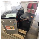 Lot of mini fridges