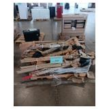 Razorback digging shovels, forks, 47X THE BID