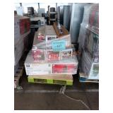 Assorted artificial christmas trees