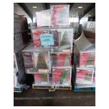 Assorted artificial christmas trees