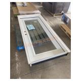 Exterior Steel Door With Clear Glass 32ï¿½x80ï¿½