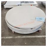 60 in round lifetime tables 5 x the bid