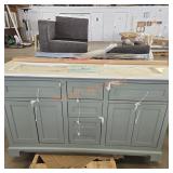 60in double bathroom vanity(top broken)