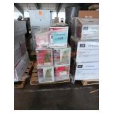 Assorted artificial christmas trees