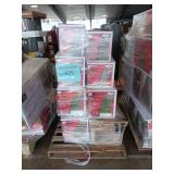 Assorted artificial christmas trees