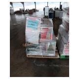 Assorted artificial christmas trees