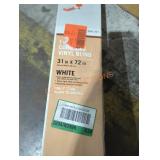 31" x 72" white 1" cordless blinds