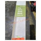 32" x 48" White 1" Vinyl Blind
