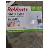 Bath Fan with LED Lighting